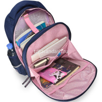 Рюкзак "Лама-кокетка" 30х38х20см, 1000гр, 2 отделения, 2 кармана, синий 12-001-122/02 от магазина "Карандаш"