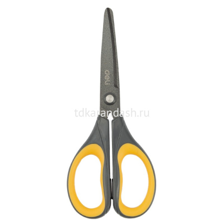 Ножницы 17cм с тефлоновым покрытием, ручки Soft-touch E6055 от магазина "Карандаш"