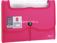Папка на резинке 7 отделений "Vivid" А4 0,75мм розовый E38127 от магазина "Карандаш"