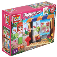 Конструктор "Магазин цветов" 60 деталей с фигуркой и аксессуарами 2142-ZH от магазина "Карандаш"
