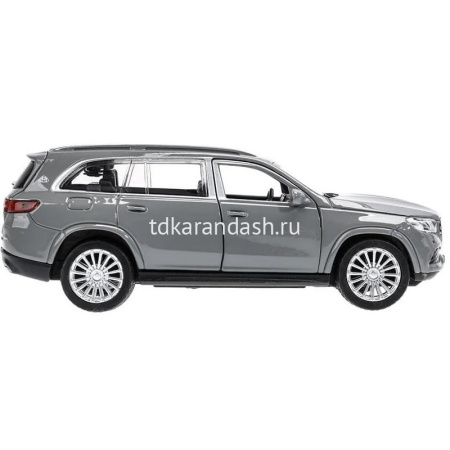 Машина "Mercedes-Benz Maybach GLS" серая, инерционная, металл 12см, двери (открывающиеся двери) от магазина "Карандаш"