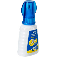 Корректирующая жидкость "Deli" 18мл 2 в 1 с кисточкой и метал. наконечником EH10310 от магазина "Карандаш"