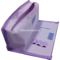 Пенал "Together" 20х10х7см прямоугольный, 2 отделения, 1 карман, текстиль, 3 цвета DB23285 от магазина "Карандаш"