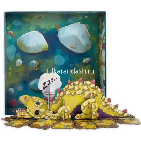 Игра настольная "Не буди дракона" 24х24см (61 карта, жетоны, песочные часы, фигурка) PG-17600 от магазина "Карандаш"