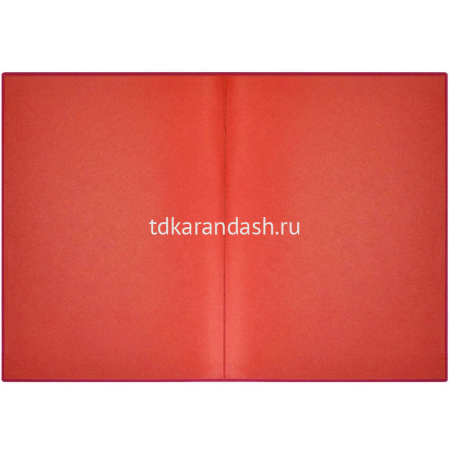 Ежедневник недатированный А6+ "Escalada" 320стр., красный, искусственная кожа софт-тач 64025 от магазина "Карандаш"