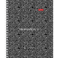 Тетрадь А5 96л клетка "Лабиринт" на спирали глянцевая ламинация 4 дизайна 086119 от магазина "Карандаш"