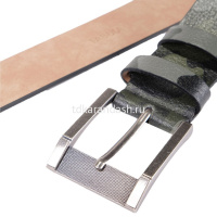 Ремень мужской 4см х 1,1м натуральная кожа, хаки, в подарочной коробке RM.67/110.LR. от магазина "Карандаш"