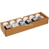 Краски по стеклу под обжиг 6 цветов 20мл пастельные №3 Vitrea 160 "Открытие" 756463 от магазина "Карандаш"