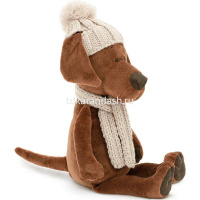 Пёс Барбоська "Зимние приключения" 30см OS691/30 от магазина "Карандаш"