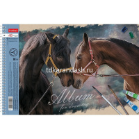 Альбом для рисования А4 48л "Ассорти" на спирали перфорация на отрыв 5 дизайнов 051886 от магазина "Карандаш"