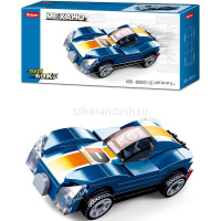 Конструктор "Механо. Гоночная машинка 4" инерционный 52 детали 14х9,5х4,5см пластик M38-B0801D от магазина "Карандаш"