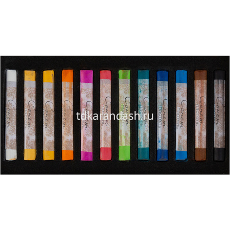 Пастель 12 цветов "Сонет" 7141223 от магазина "Карандаш"