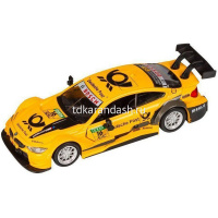 Машина "BMW M4" желтая, инерционная, металл 17,5см (свет, звук, откр.двери) JB1251211 от магазина "Карандаш"