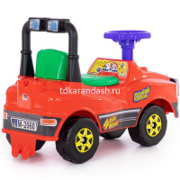 Каталка-автомобиль "Джип №2" 61х29,5х42,5см, красный, пластик 62888 от магазина "Карандаш"