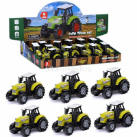 Трактор "Мастер №5" на батарейках, пластик 11х6,5х7см (свет, звук) 550-11P от магазина "Карандаш"