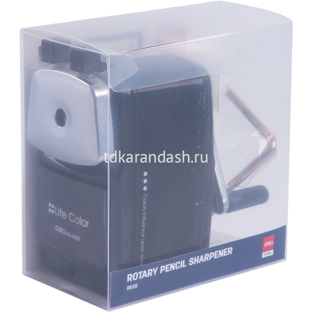 Точилка механическая 1 отв. 115х70х128мм пластик, цвет ассорти E0620 от магазина "Карандаш"