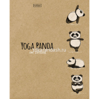 Тетрадь А5 48л клетка "Animals Yoga" на скобе крафт 5 дизайнов 48Т5В1/056512 от магазина "Карандаш"