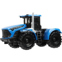 Трактор "Кировец К7" синий, инерционный, металл 13см (открывающиеся двери) KIROVETS7K-11-BU от магазина "Карандаш"
