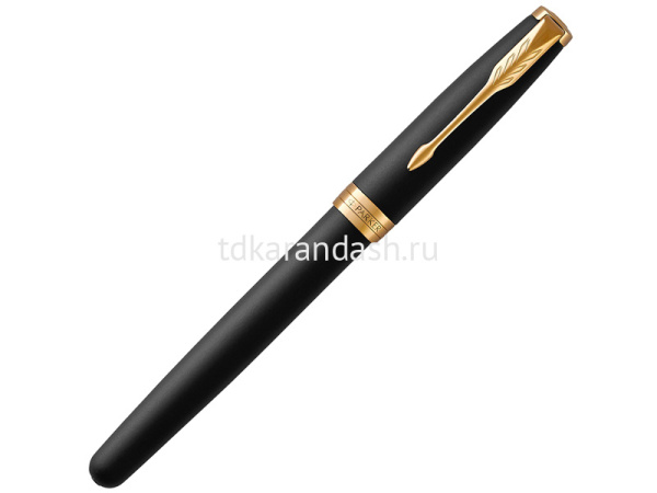 Ручка РП "Parker Sonnet Matte Black GT" F в подар.уп. 1931516 от магазина "Карандаш"