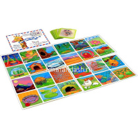 Лото для малышей "Кто где живёт? Подбираем домик" пластик, Куликова Е.Н. 978-5-8112-8126-8 от магазина "Карандаш"