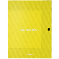 Папка на кнопке "Diagonal Neon" А4 с 3 клапанами, с расширением 8мм, 4 цвета 50409/43057/47234 от магазина "Карандаш"