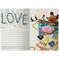 Тетрадь А5 40л клетка "Tea party" прошитый блок матовая ламинация 7-40-001/61 от магазина "Карандаш"