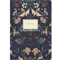 Тетрадь А5 40л линия в точку "Микс. Вид 2" прошитый блок, крафт-картон 8 дизайнов 7-40-003/02 от магазина "Карандаш"