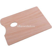 Палитра 25х30см прямоугольная дерево толщина 5 мм DK18411 от магазина "Карандаш"