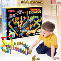 Игра настольная "Принцип Домино" 114 деталей, пластик 1205 от магазина "Карандаш"