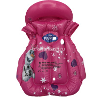 Надувной жилет для плавания с воротником 53х44см "Принцессы" малиновый 1074 от магазина "Карандаш"