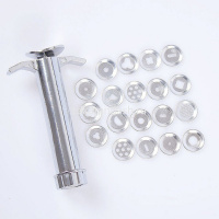 Экструдер 10см с насадками 20шт. металл Y10758-24 от магазина "Карандаш"