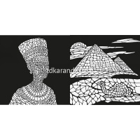 Арт-раскраска "Магия черного-3" 215х215мм 48стр. склейка, глянцевая ламинация Р24-4356 от магазина "Карандаш"