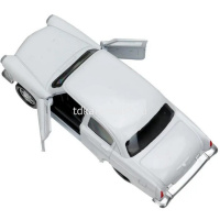 Машина "Ретро-модель" белая, инерционная, металл 12см (открывающиеся двери) RETRODY-12-WH-WOD от магазина "Карандаш"