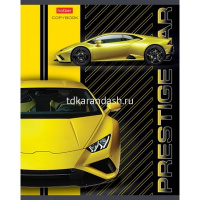 Тетрадь А5 48л клетка "Автопрестиж" на скобе, 5 дизайнов 48Т5вмВ1/068330 от магазина "Карандаш"