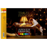 Альбом для рисования А4 48л "Ассорти" на спирали перфорация на отрыв 5 дизайнов 051886 от магазина "Карандаш"