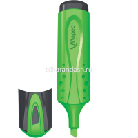 Набор маркеров текстовыделителей "Fluo Pep's Classic" 4шт, клиновидный наконечник,толщина линии 1-5м от магазина "Карандаш"