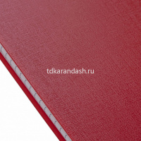 Блокнот А5 80л "Canvas. Красный" клетка, на спирали, пластиковая обложка 081522 от магазина "Карандаш"