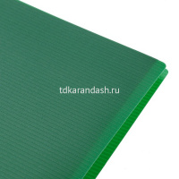 Блокнот А5 80л "Velvet. Зеленый" клетка, на спирали, пластиковая обложка 081544 от магазина "Карандаш"