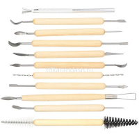 Набор инструментов для моделирования 11шт. металл/дерево Y10759-24 от магазина "Карандаш"