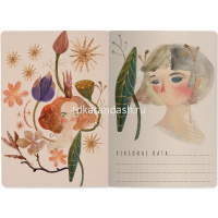 Тетрадь А5 40л клетка "Сказочные девочки" прошитый блок матовая ламинация 7-40-001/156 от магазина "Карандаш"