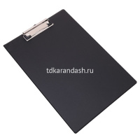 Планшет с зажимом А4 PVC черный E38153B от магазина "Карандаш"