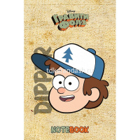 Блокнот А7 48л "Гравити Фолз" клетка, склейка, 3-х цветный блок, 5 дизайнов 48Б7В1к от магазина "Карандаш"