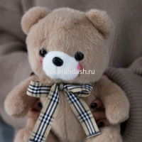 Медведь с бантом 30см 3 цвета BW2535 от магазина "Карандаш"