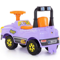 Каталка-автомобиль "Джип №2" 61х29,5х42,5см, сиреневый, пластик 62895 от магазина "Карандаш"