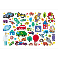 Альбом с наклейками "В мире мальчиков" 300 наклеек А5 4л на скобе 4Ан5_32262/088328 от магазина "Карандаш"