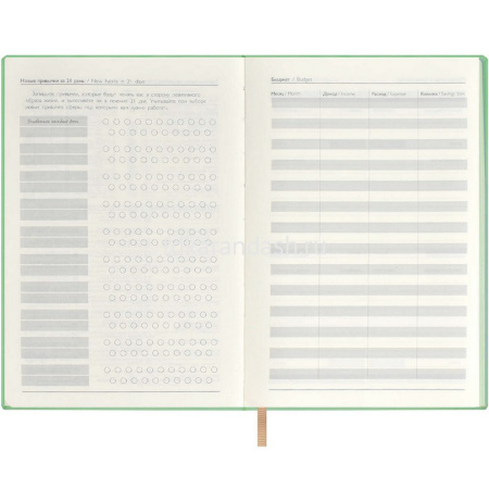 Ежедневник недатированный А5 "Escalada. Земля" 240стр., искусственная кожа "Наппа" 64012 от магазина "Карандаш"