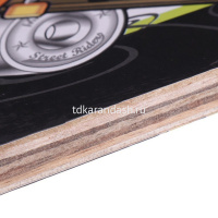 Скейтборд 70х12см, дерево, 4 колеса PVC d=5,8см светятся U038481Y от магазина "Карандаш"