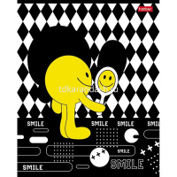 Тетрадь А5 48л клетка "Happy smile" на скобе выборочный лак 5 дизайнов 48Т5вмВ1/083941 от магазина "Карандаш"