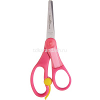 Ножницы детские 13,5см "Springcut" сталь, ручки пластик, с возвратным механизмом 60-0019 от магазина "Карандаш"