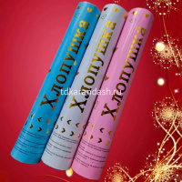 Хлопушка безопасная 30см, пневматическая, сердце, фольга Y10187-24 от магазина "Карандаш"